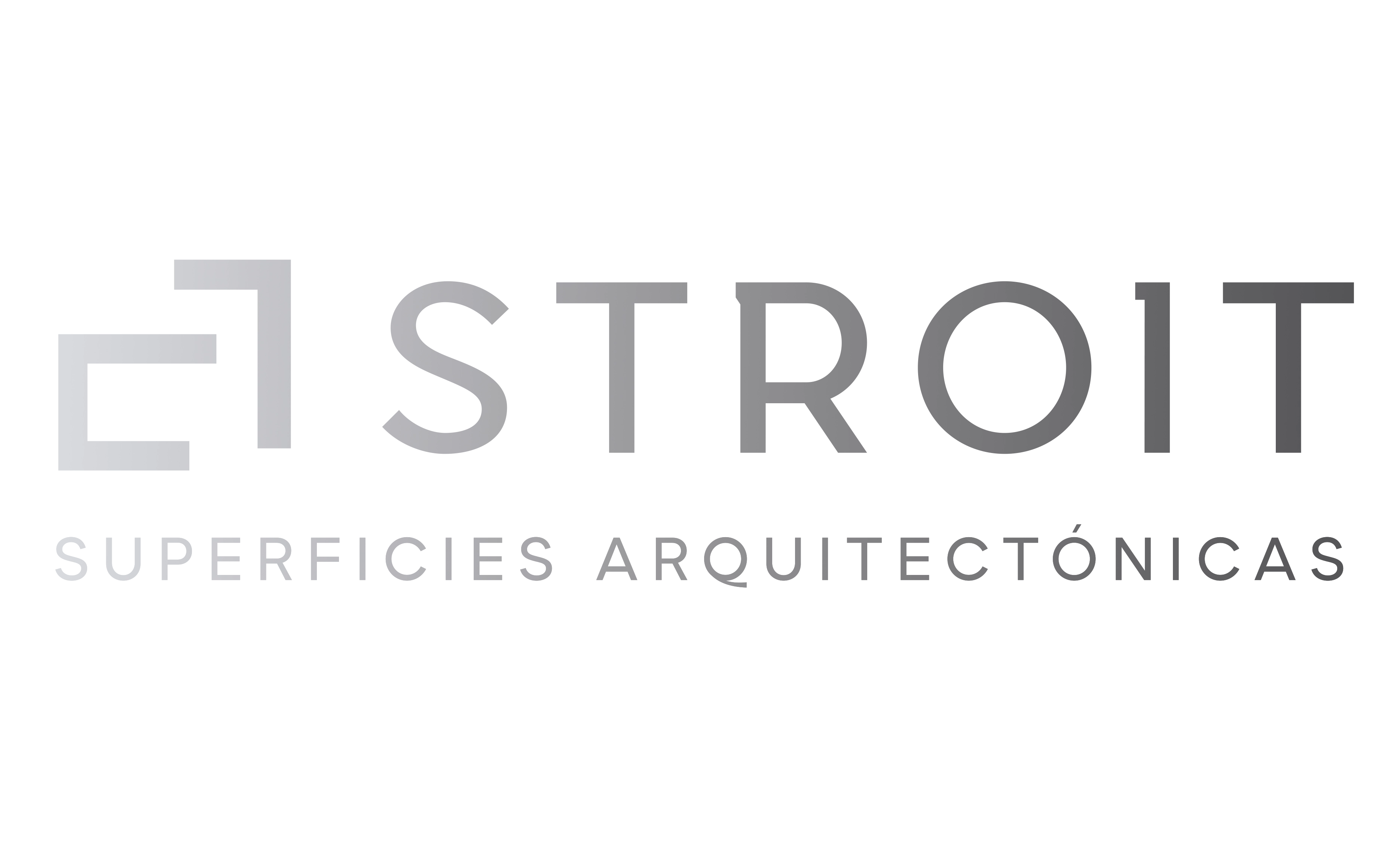 Logotipo de una marca de motos llamada stroit surfaces vende placas arquitectónicas como mármol